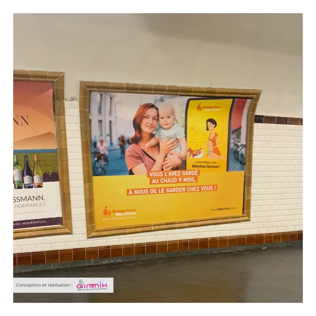 Campagne métro - Babychou